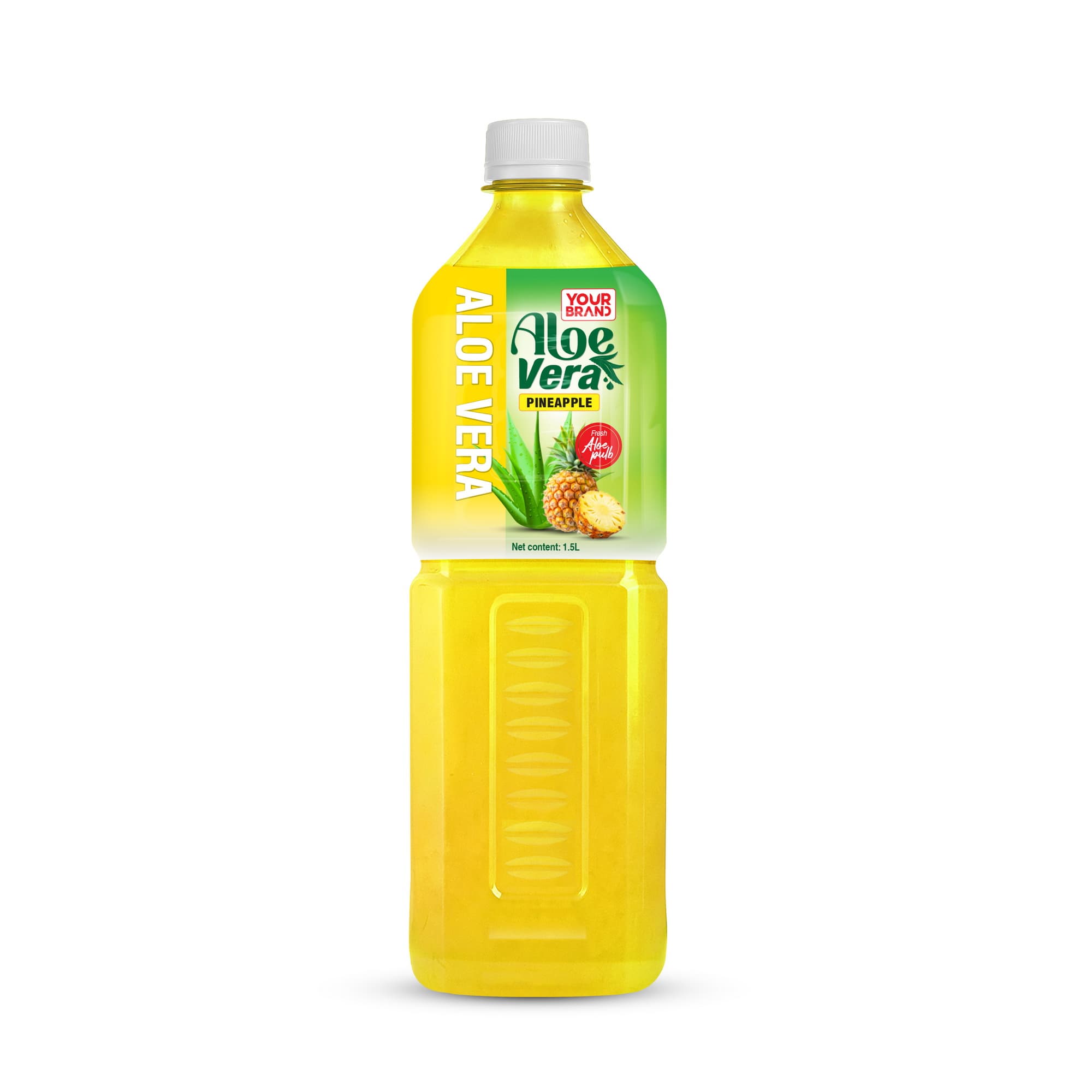 1.5L Aloe Vera Pineapple Fresh Aloe Pulp