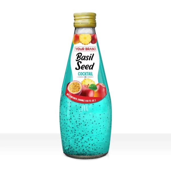 290ml Basil Seed Drink Cocktail