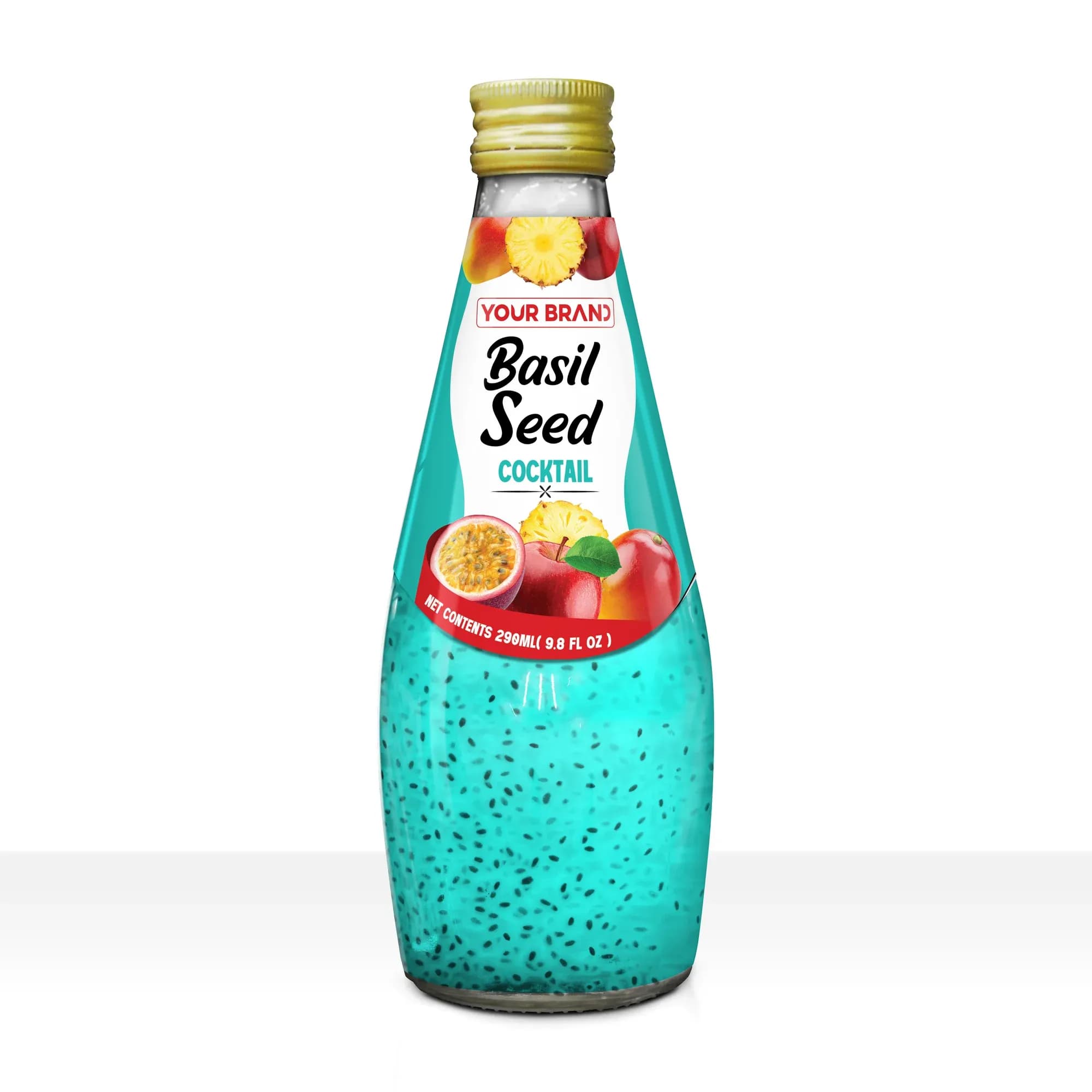 290ml Basil Seed Drink Cocktail