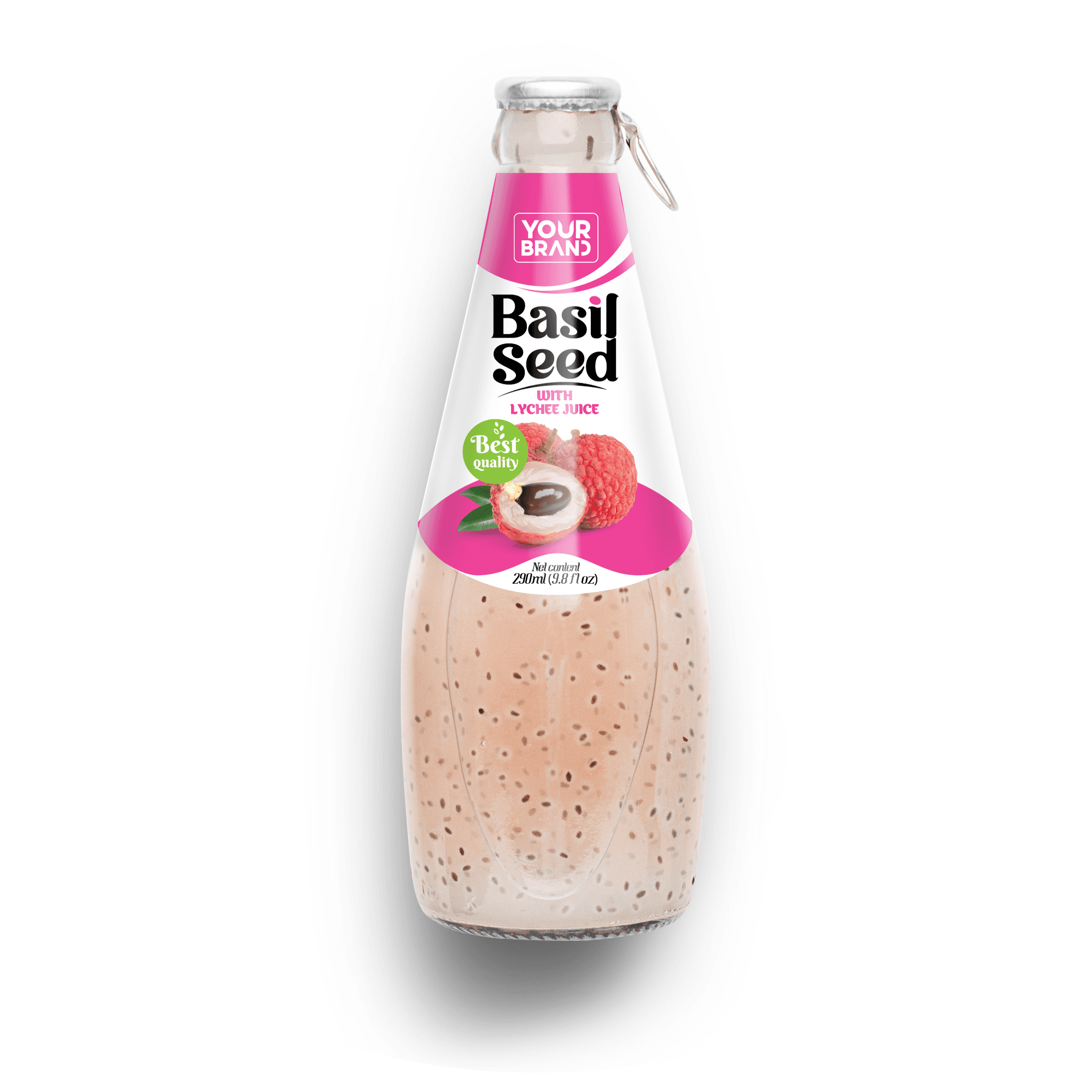 290ml Basil Seed Drink Lychee