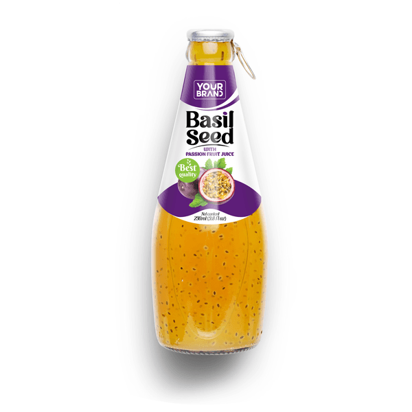 290ml Basil Seed Drink Passion Fruit