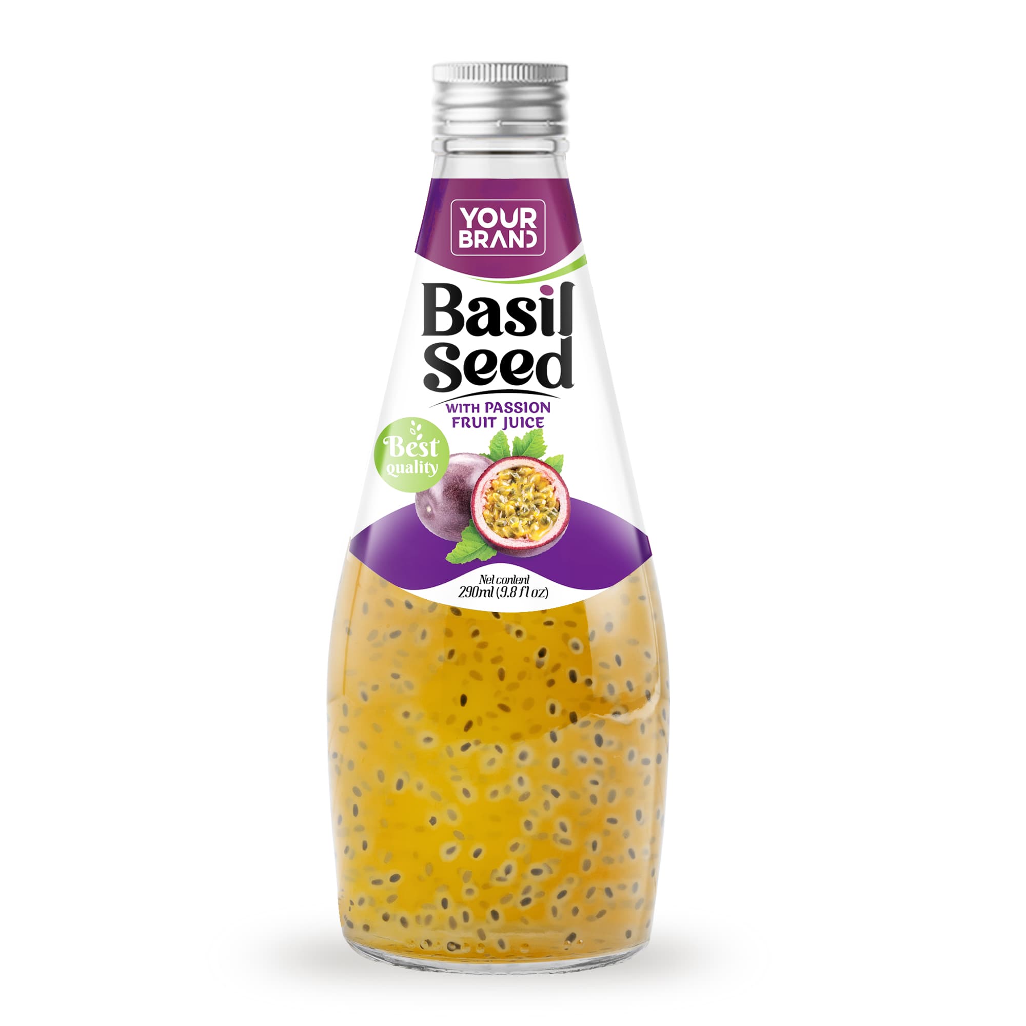 290ml Basil Seed with Passion Fruit Juice