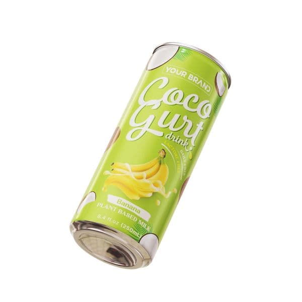 250ml CocoGurt Drink Banana Plant Based Milk