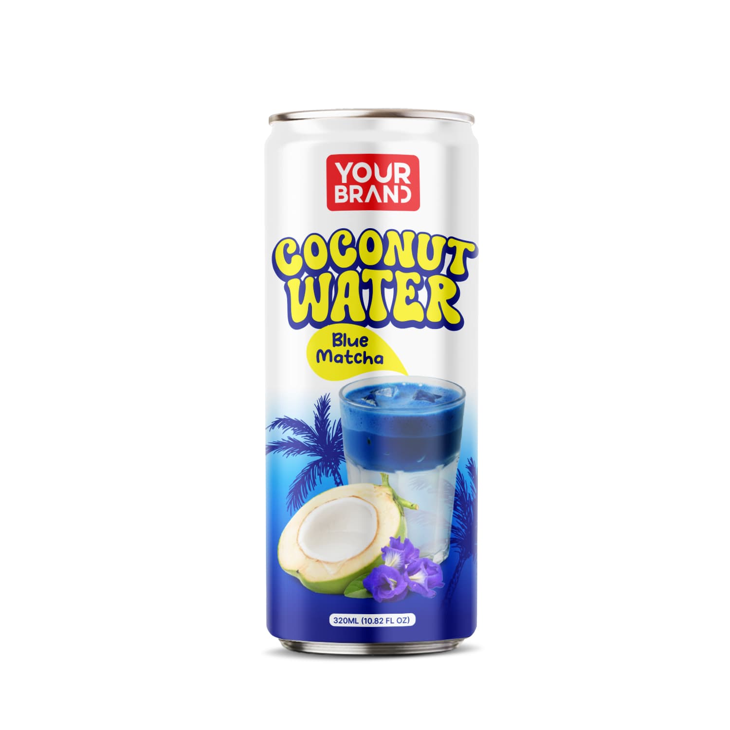 320ml Coconut Water Blue Matcha