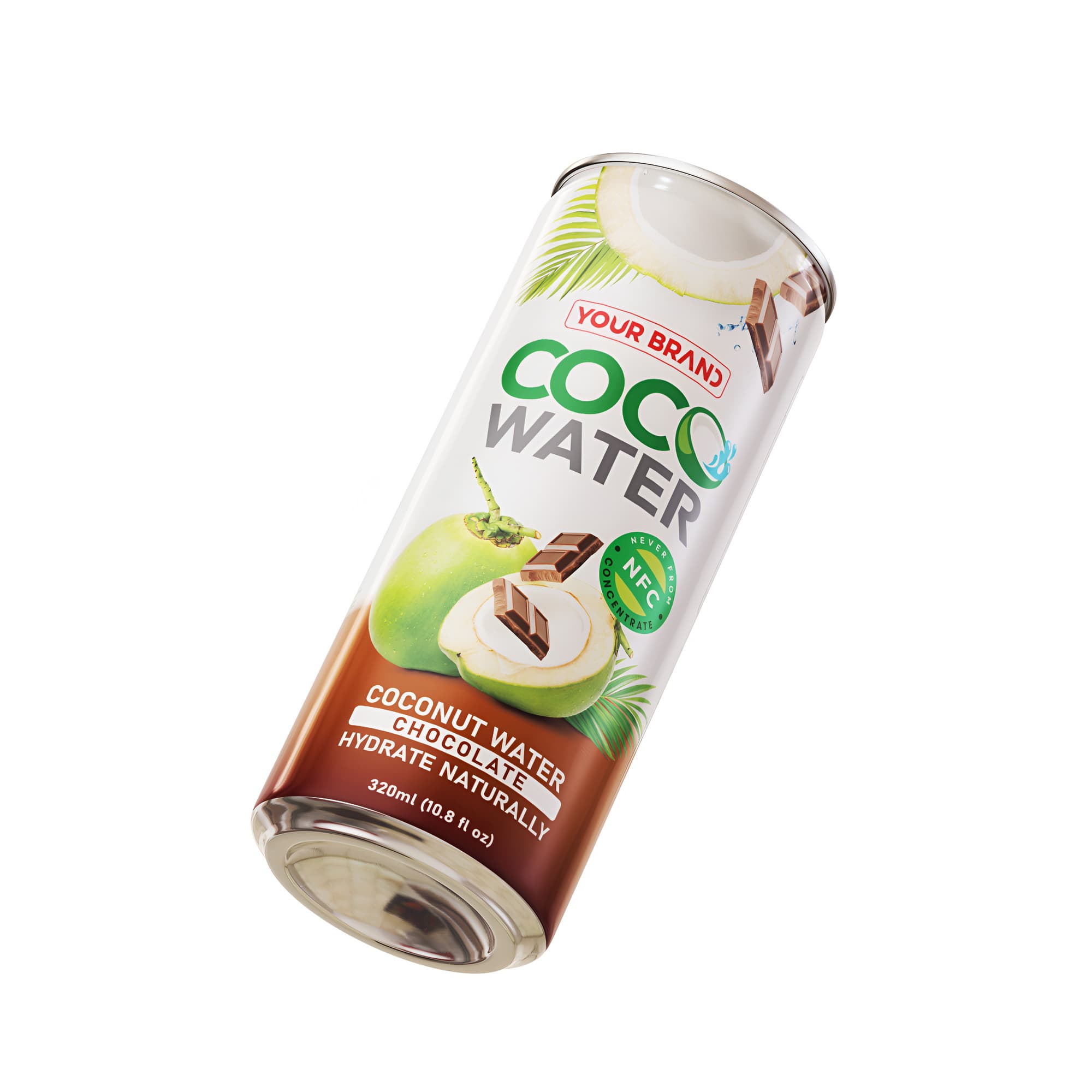 320ml Coconut Water Chocolate (Slim Can)