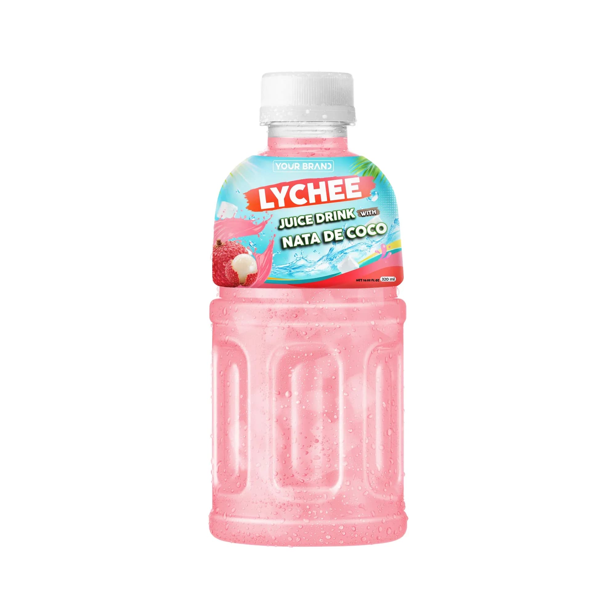 320ml Lychee Juice Drink with Nata de Coco