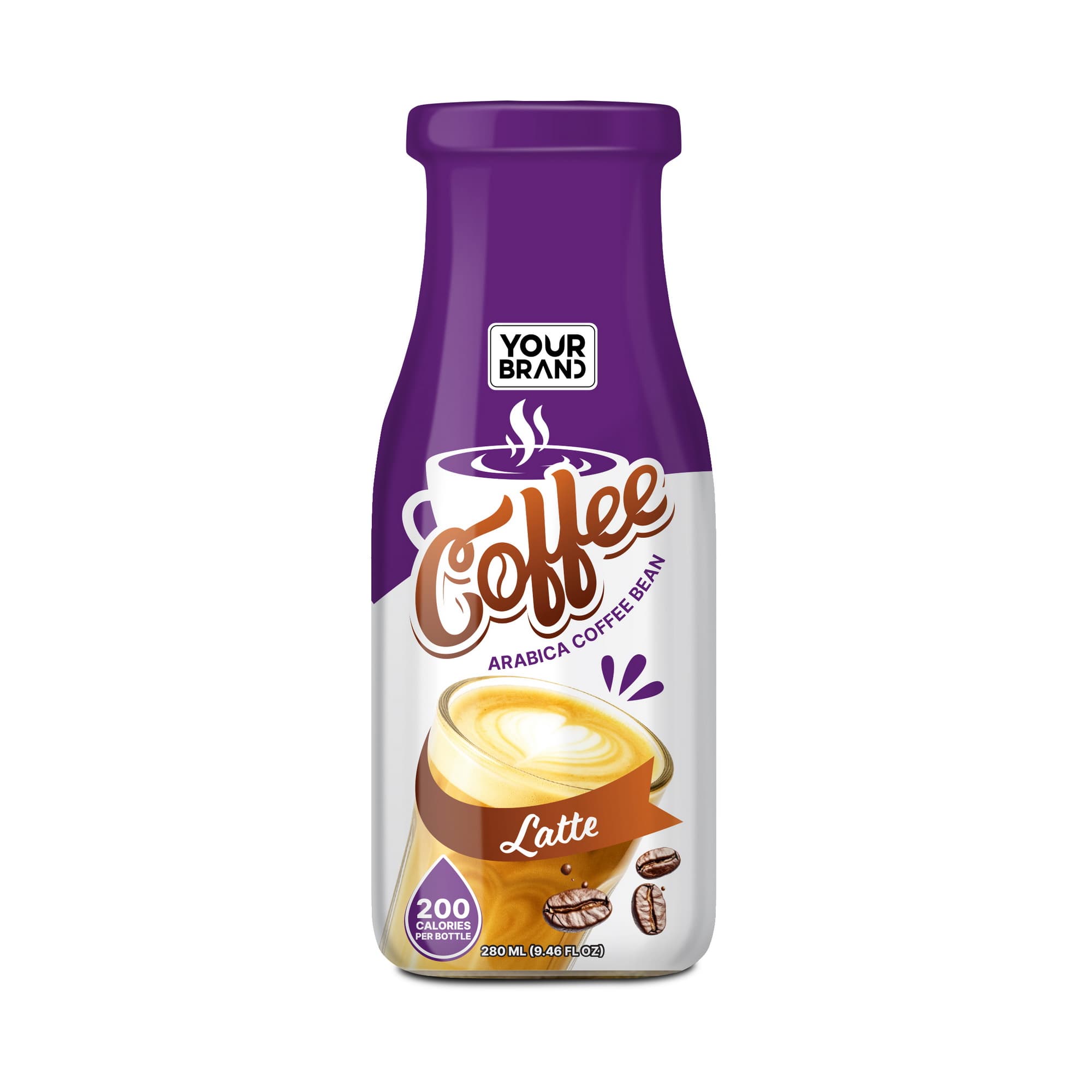 280ml Latte Coffee Drink