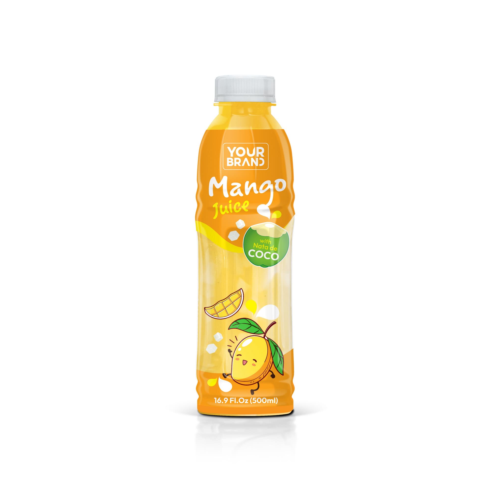500ml Mango Juice with Nata de Coco