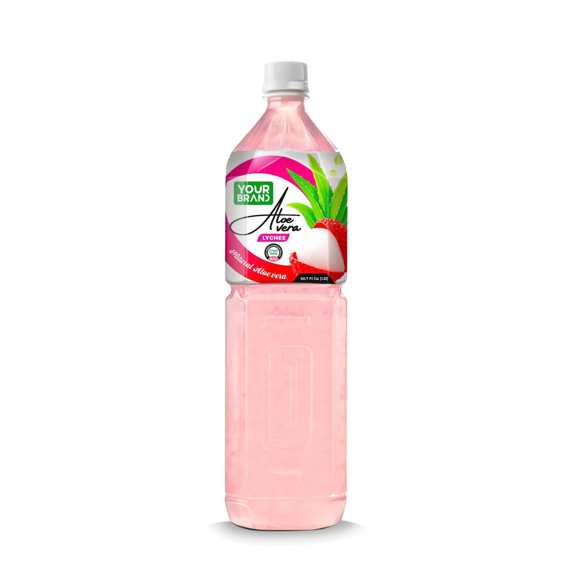 1.5L Natural Aloe Vera Lychee