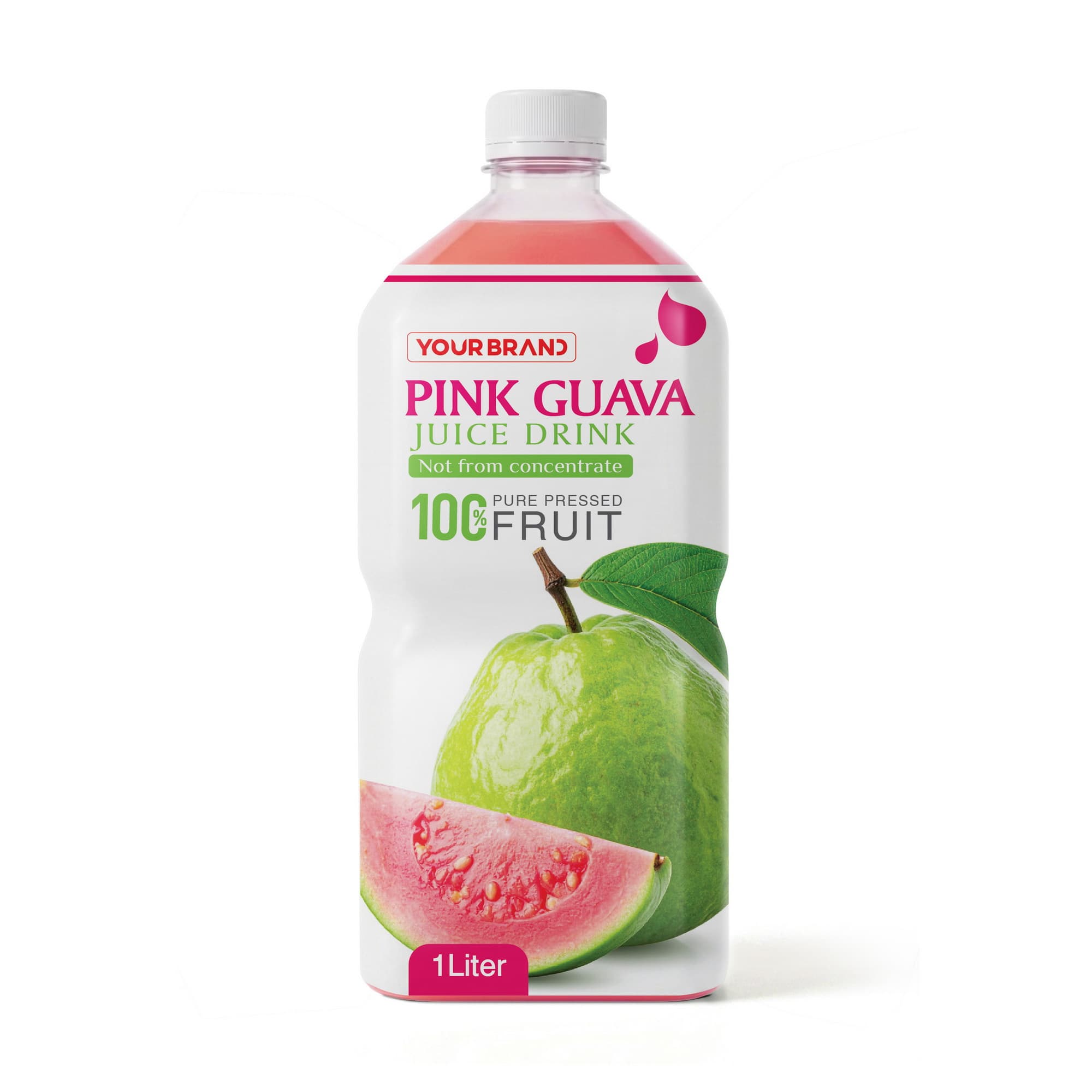 1L Pink Guava Juice Drink