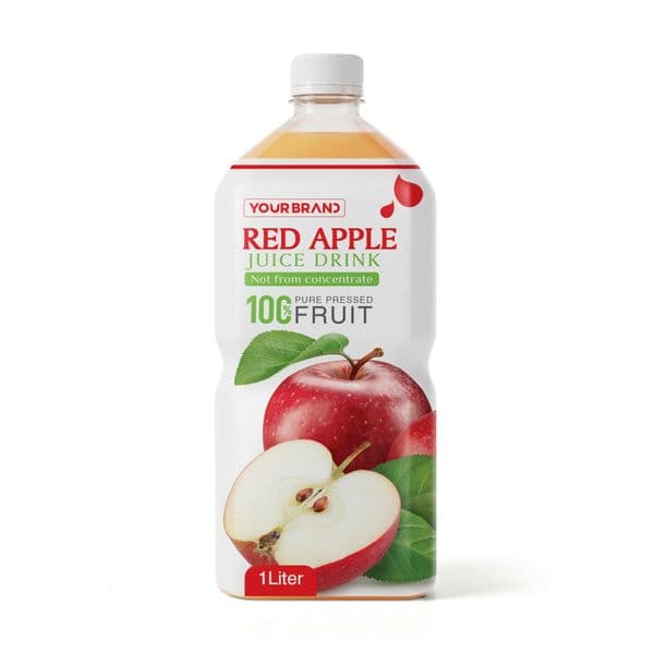 1L Red Apple Juice Drink
