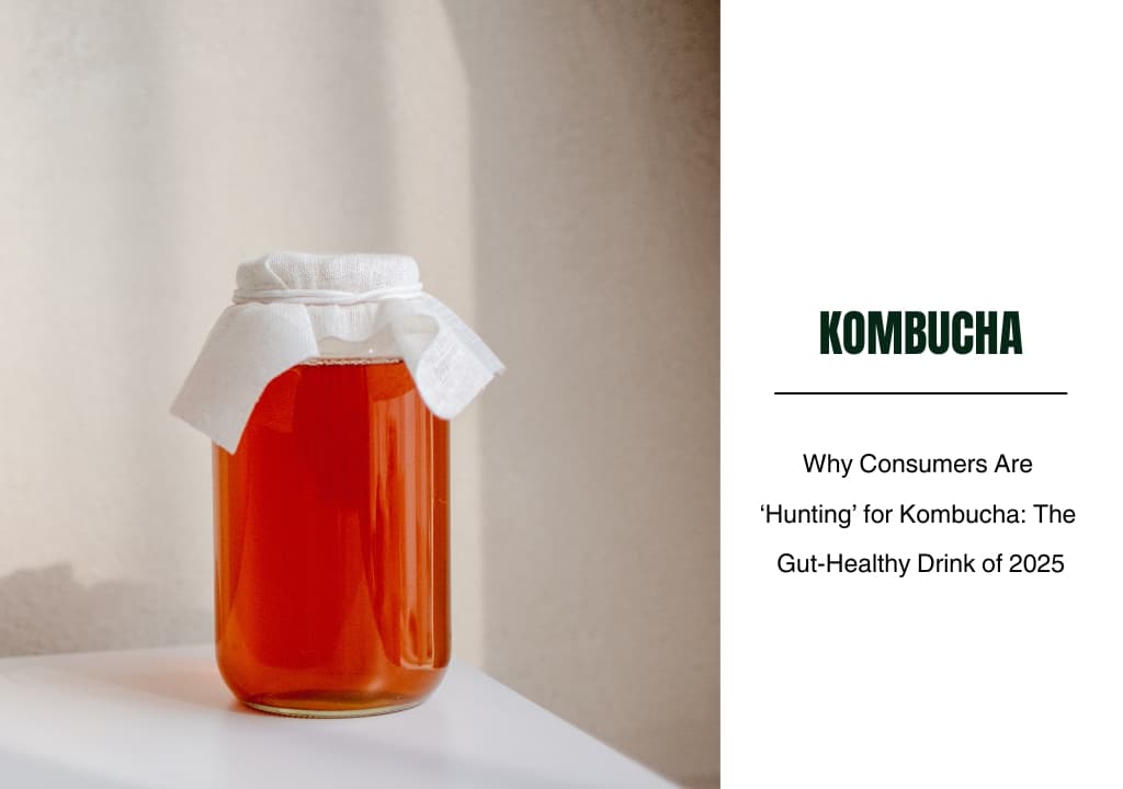 Why Consumers Are ‘Hunting’ for Kombucha: The Gut-Healthy Drink of 2025