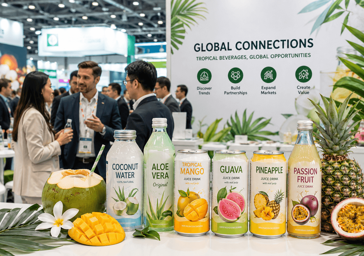 Tropical Beverage Trends at Trade Events