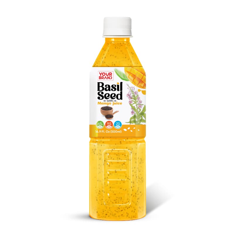 500ml Basil Seed with Mango Juice