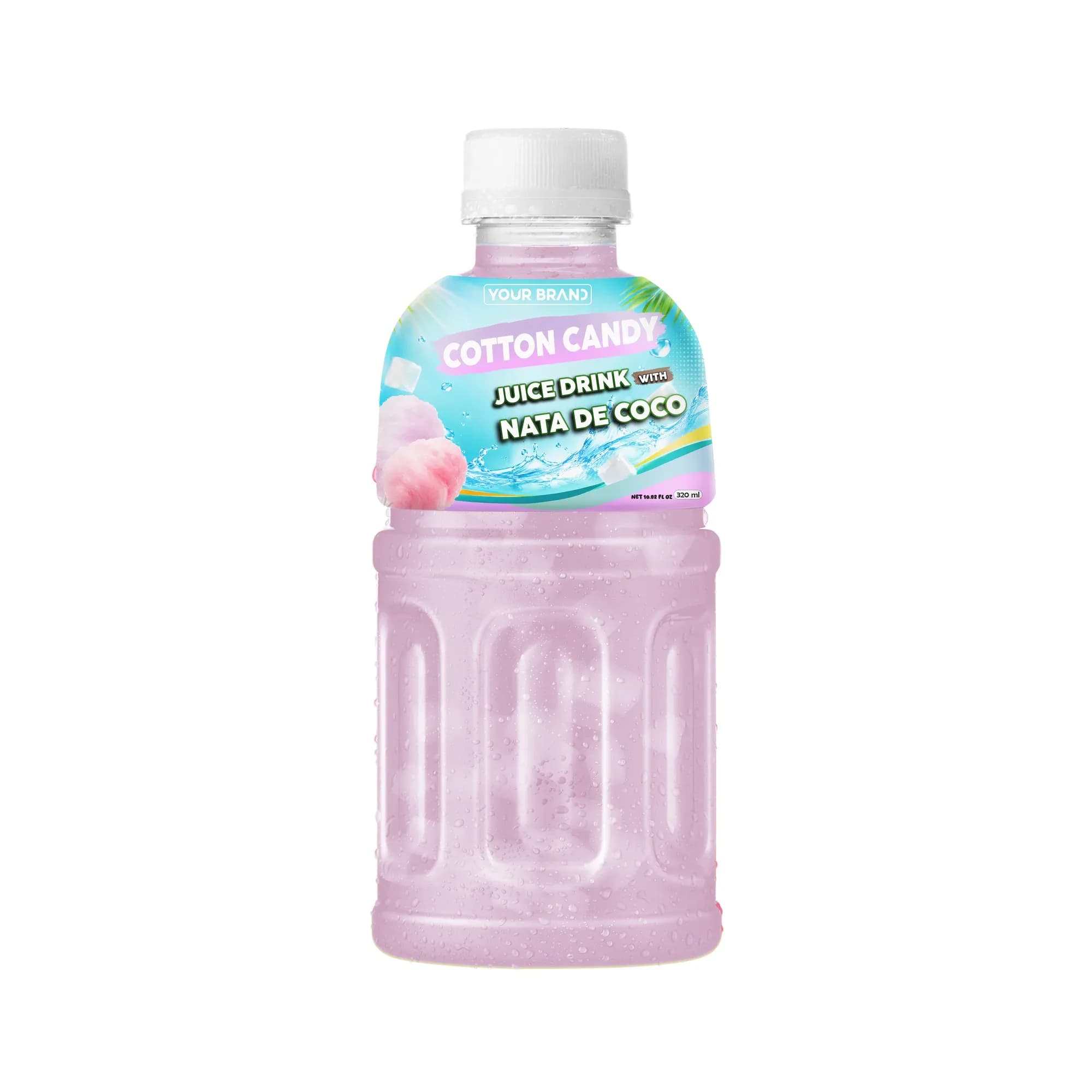 320ml Cotton Candy Juice Drink with Nata de Coco