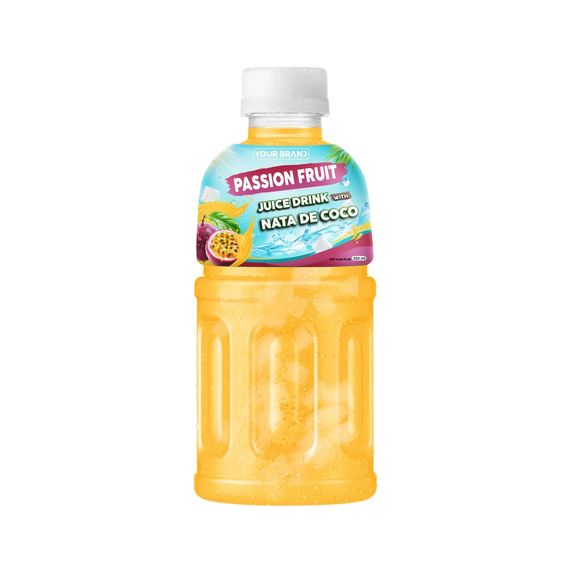 320ml Passion Fruit Juice Drink with Nata de Coco