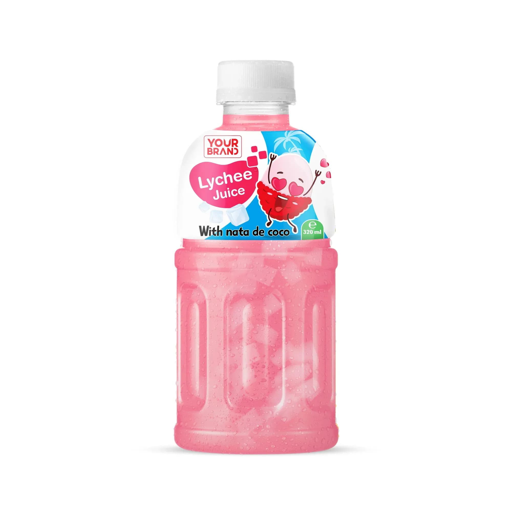 320ml Lychee Juice with Nata de Coco