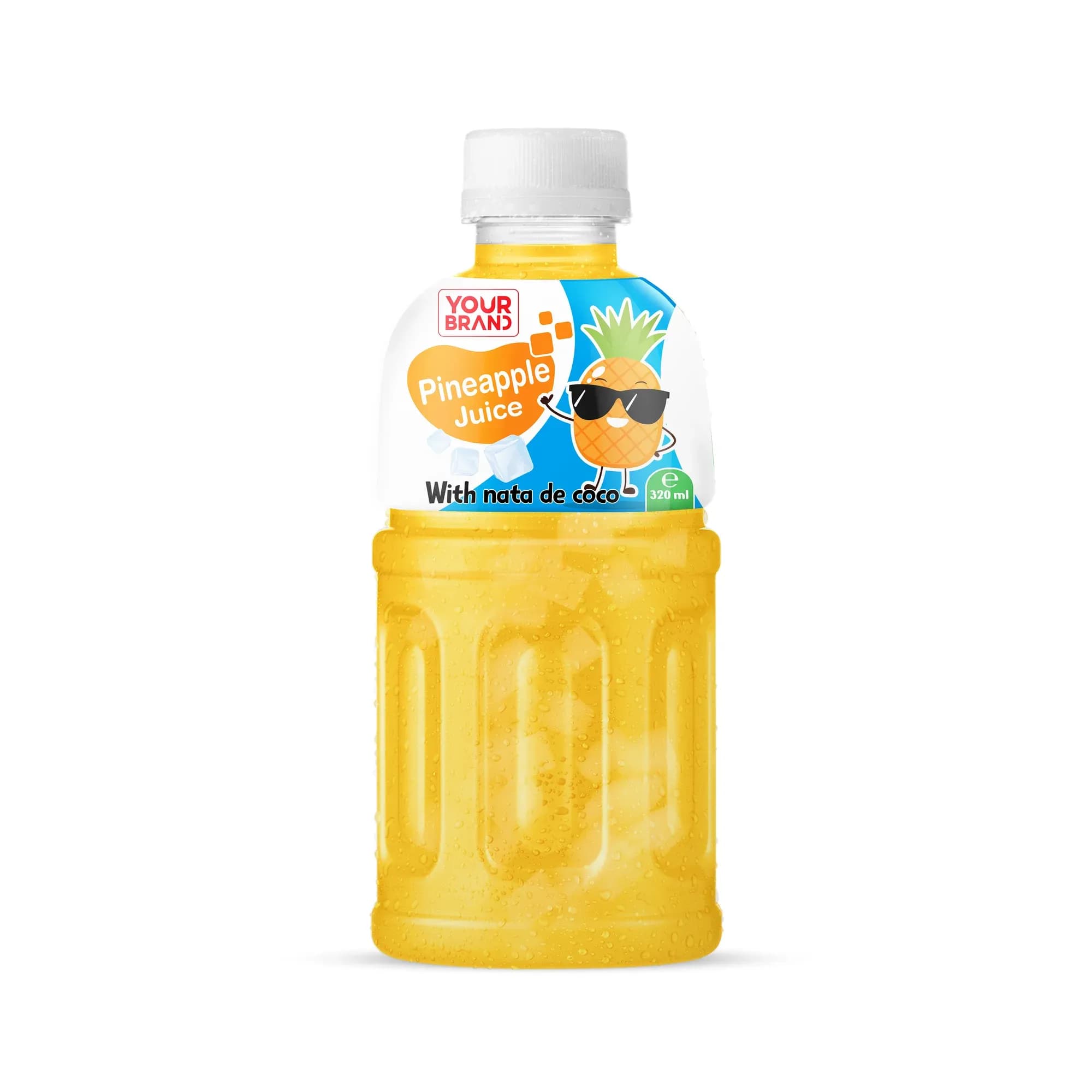 320ml Pineapple Juice with Nata de Coco