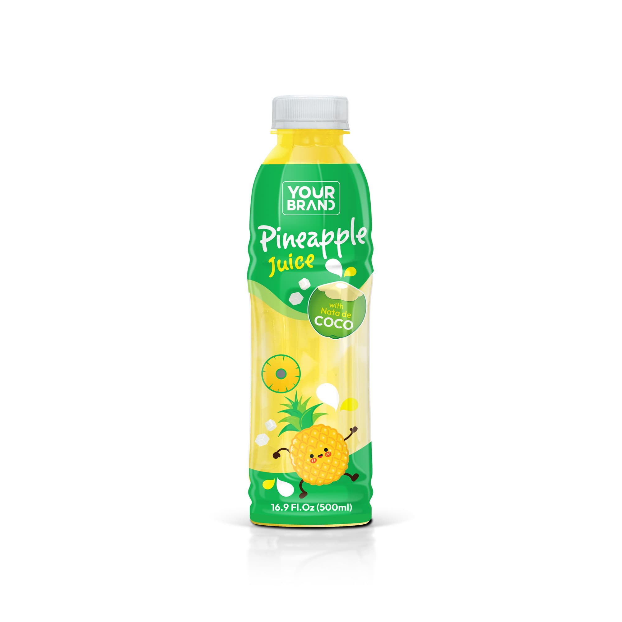 500ml Pineapple Juice with Nata de Coco