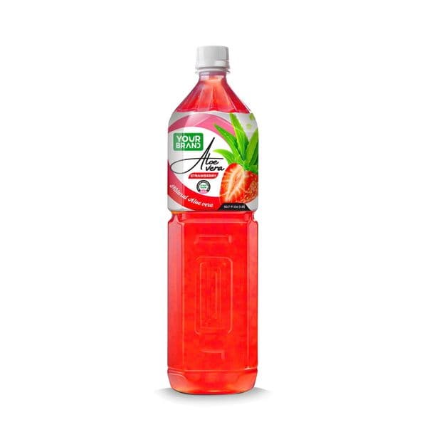 1.5L Natural Aloe Vera Strawberry