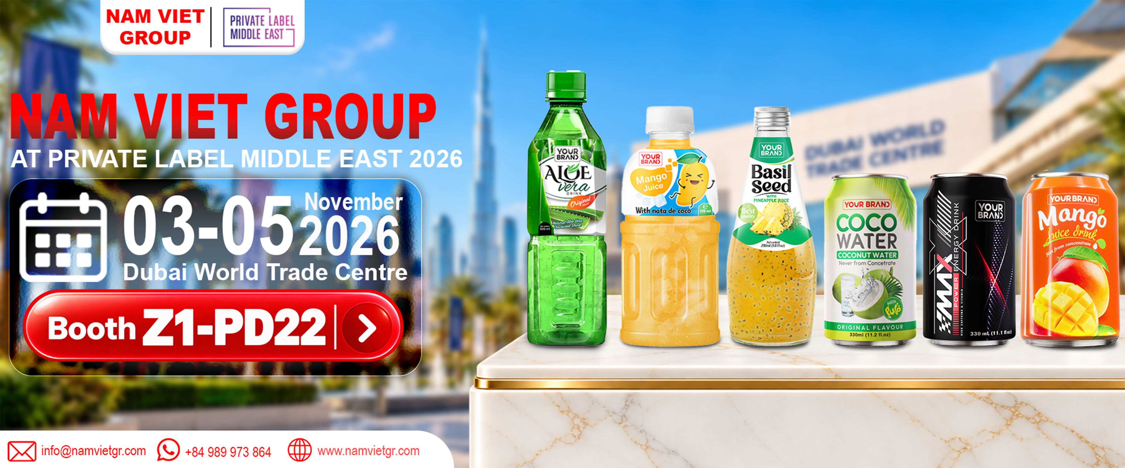 Nam Viet Group at PRIVATE LABEL MIDDLE EAST 2026