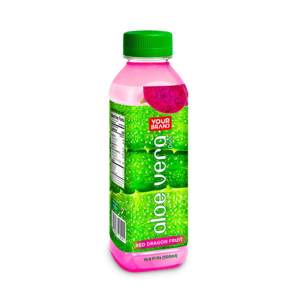 500ml Aloe Vera Drink Red Dragon Fruit