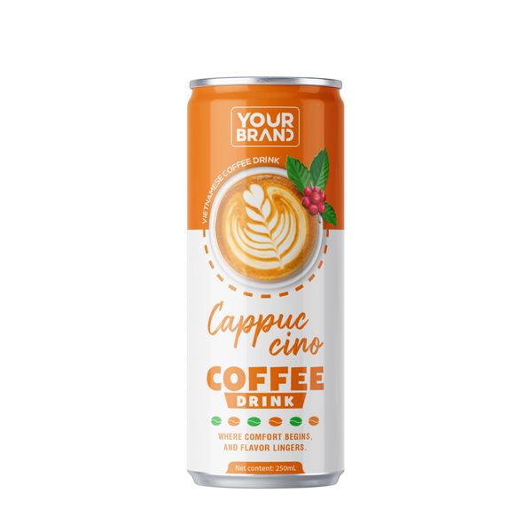 250ml Cappuccino Coffee Drink (Slim Can)