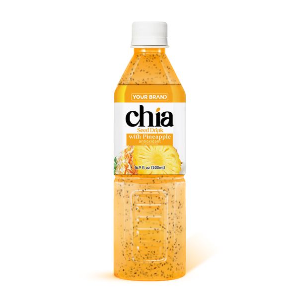 500ml Chia Seed Drink Pineapple
