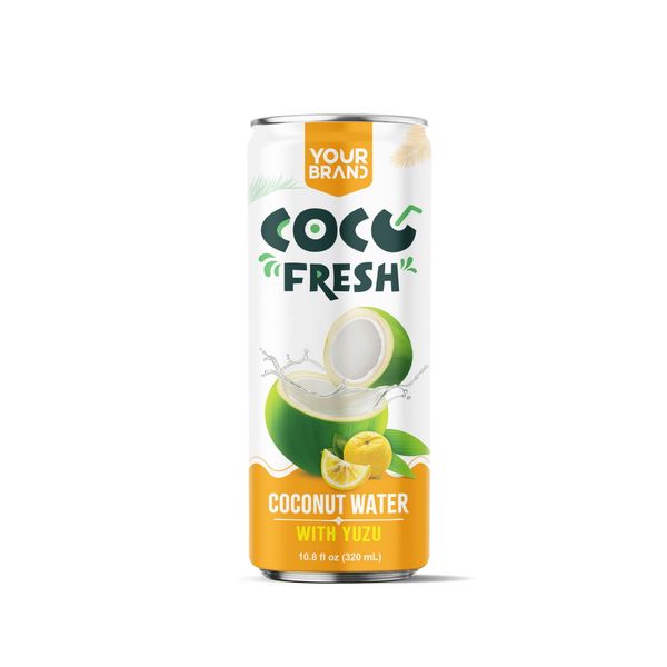 320ml Coco Fresh Coconut Water with Yuzu