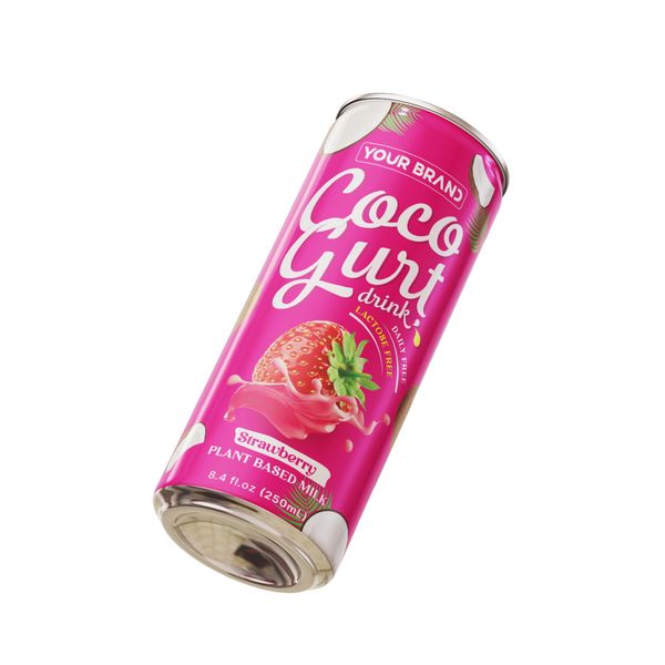 250ml CocoGurt Drink Strawberry Plant Based Milk