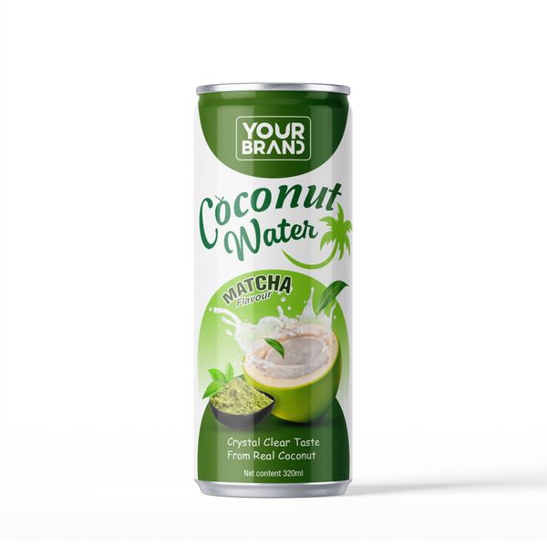 320ml Coconut Water Matcha Flavor