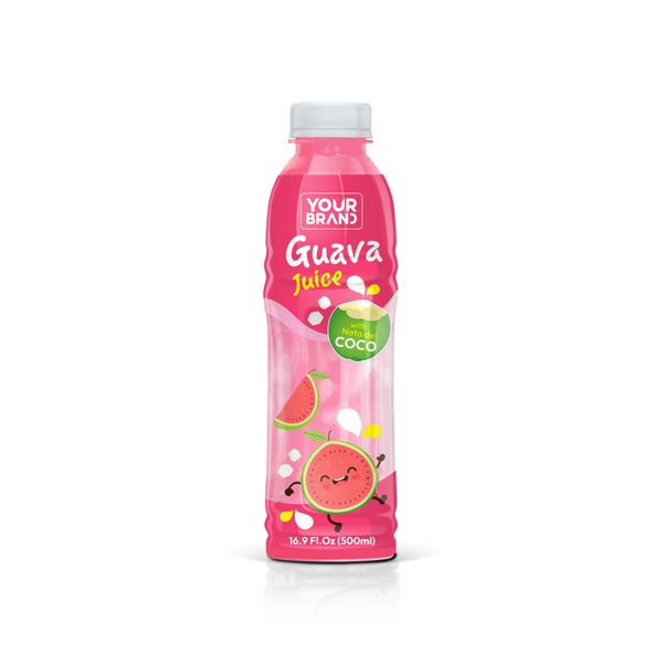 500ml Guava Juice with Nata de Coco