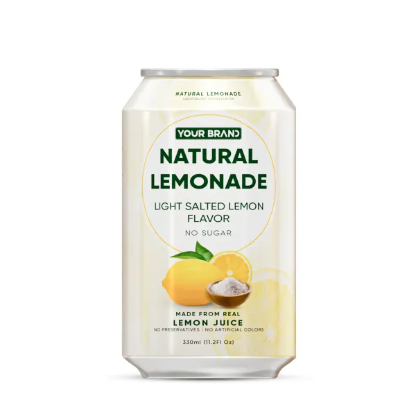 330ml Natural Lemonade Light Salted Lemon No Sugar