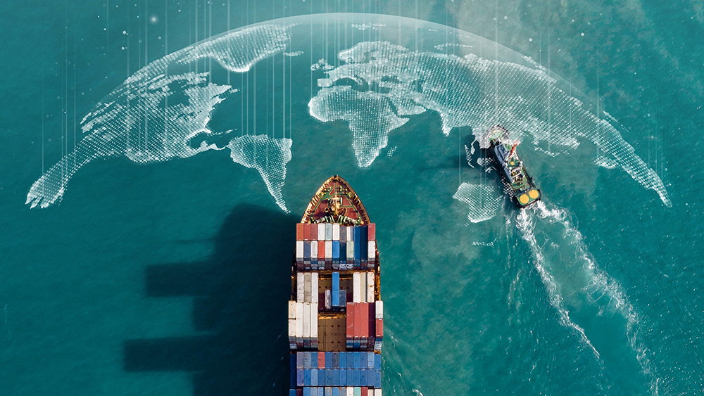 Aerial,View,Container,Cargo,Ship,Maritime,Freight,Shipping,By,Container