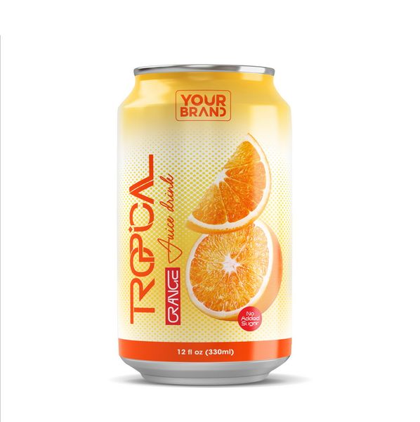330ml Tropical Orange Juice Drink No Added Sugar