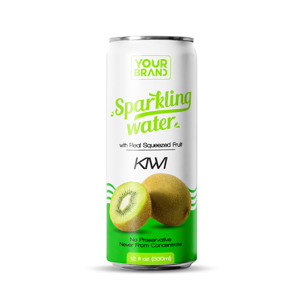 330ml Sparkling Water with Real Squeezed Kiwi