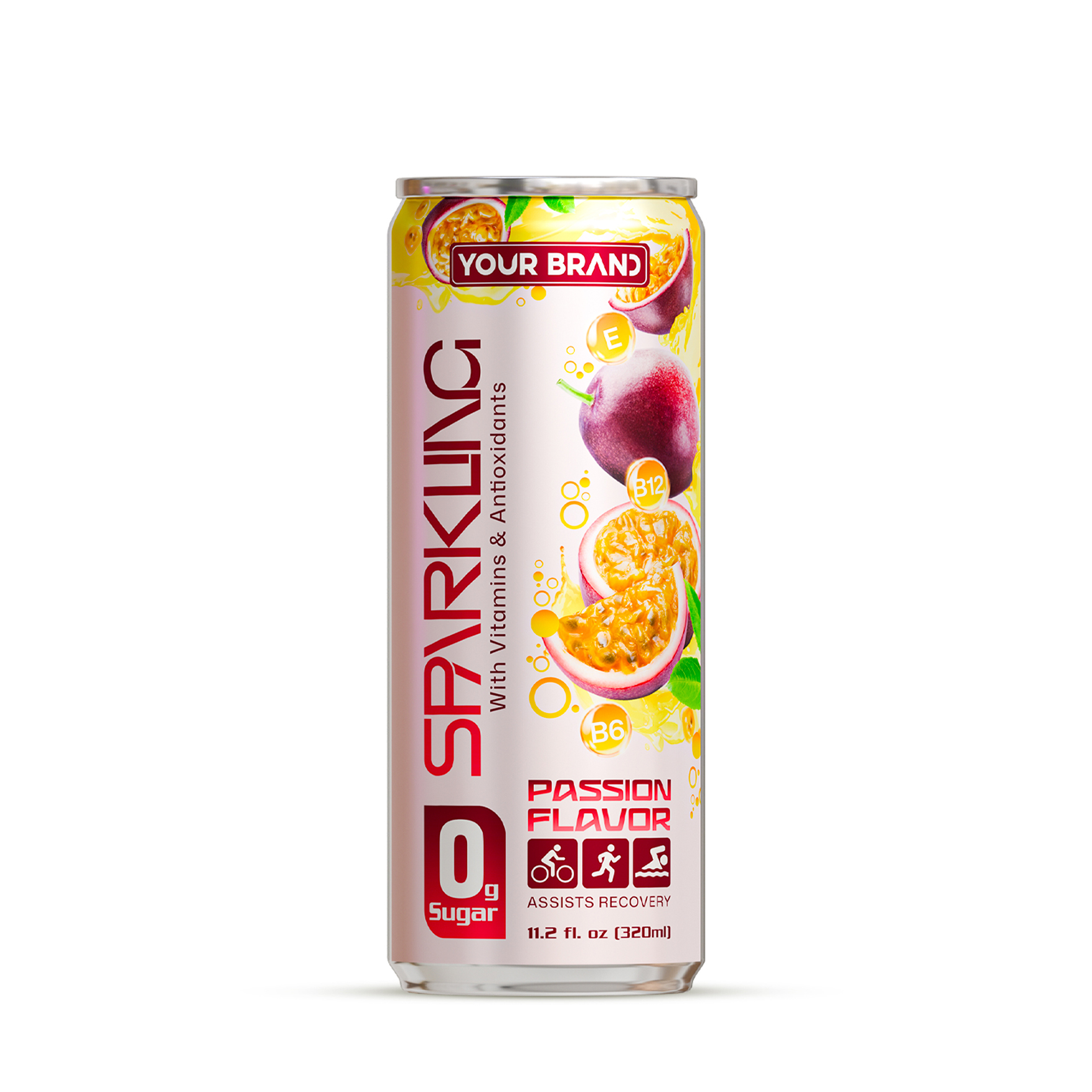 320ml YOUR BRAND Sparkling Passion Flavor