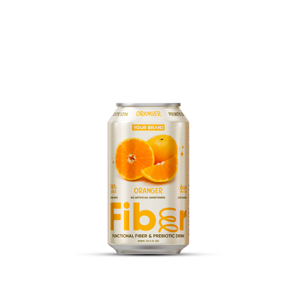 355ml orange juice functional fiber & prebiotic drink