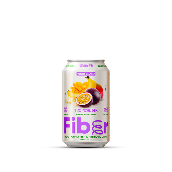 355ml Tropical Mix juice functional fiber & prebiotic drink