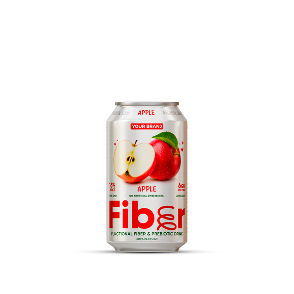 355ml Apple juice functional fiber & prebiotic drink