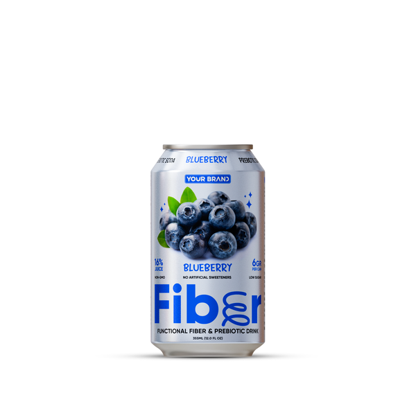 355ml Blueberry juice functional fiber & prebiotic drink