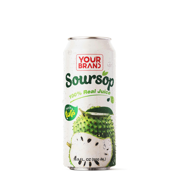 500ml 100% Soursop Juice with Pulp
