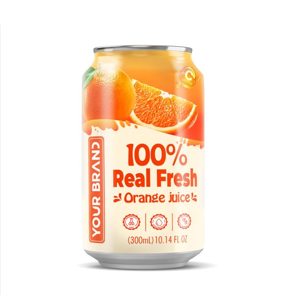 300ml 100% real fresh Orange Juice