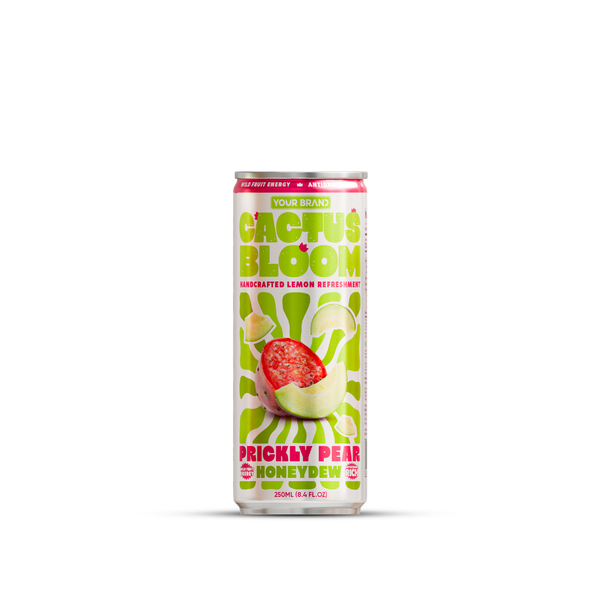 250ml YOUR BRAND Cactus Bloom Prickly Pear Honeydew Handcrafted Lemon Refreshment