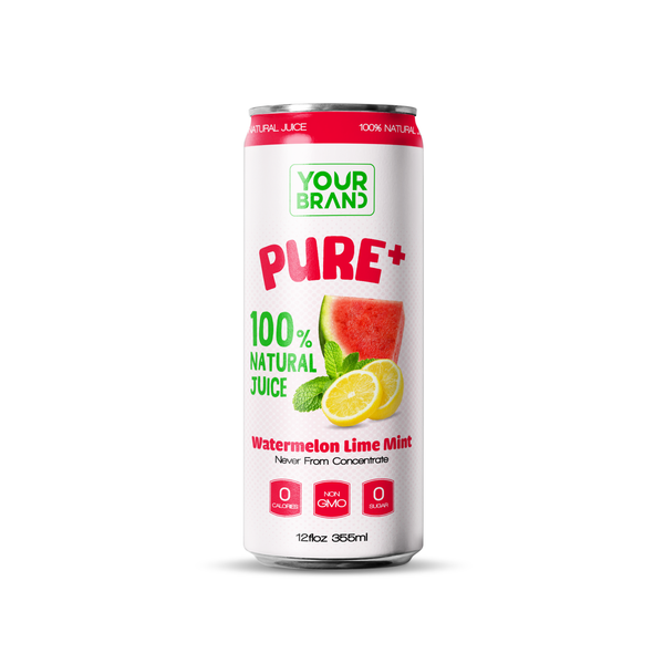 355ml 100% Natural Watermelon Lime Mint Juice