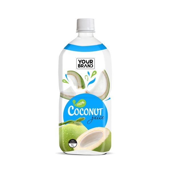 1000ml 100% Coconut Juice Pure Natural Refreshing Drink