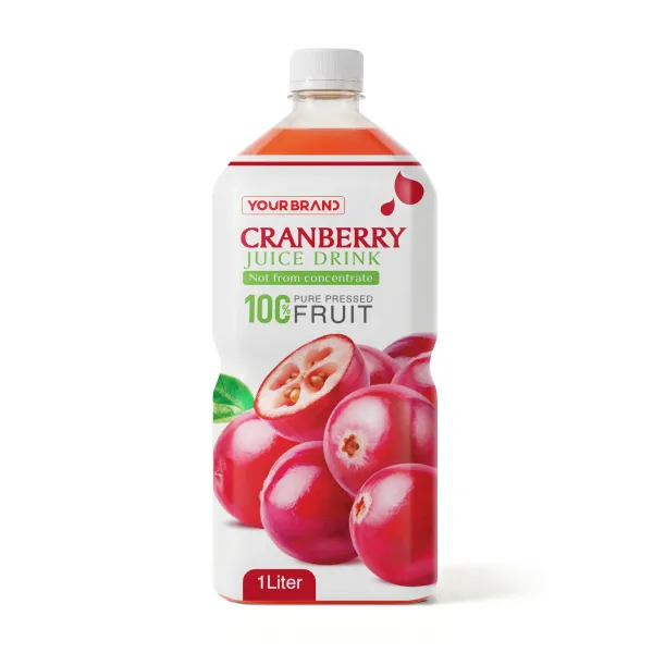 1000ml Cranberry Juice Drink Not From Concentrate Pure Pressed Fruit