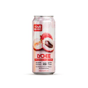 Lychee juice drink 490ml Can (no Sugar added, Non GMP, Gluten free)