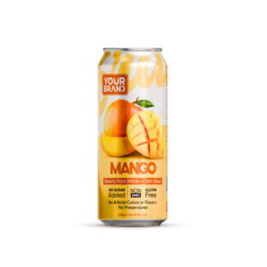 Mango juice drink 490ml Can (no Sugar added, Non GMP, Gluten free)