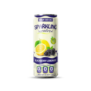 250ml YOUR BRAND Sparkling Water Blackberry Lemonade Natural Flavor